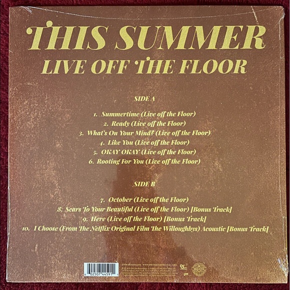Brand New! Alessia Cara – This Summer: Live Off The Floor Vinyl Record - Picture 4 of 4